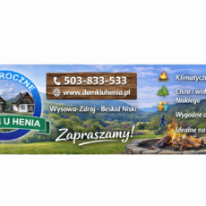 🏔️ WAKACJE w Wysowej-Zdroju – cisza, góry i idealne miejsce na wypoczynek!